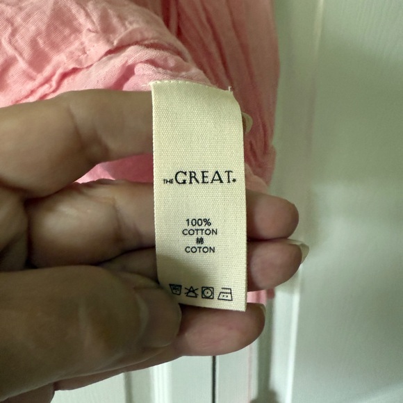 THE GREAT. Pink Artist top - Picture 10 of 10